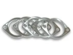 2-bolt Stainless Steel Flange (2.25" I.D.) Single Flange, Retail Packed by Vibrant Performance