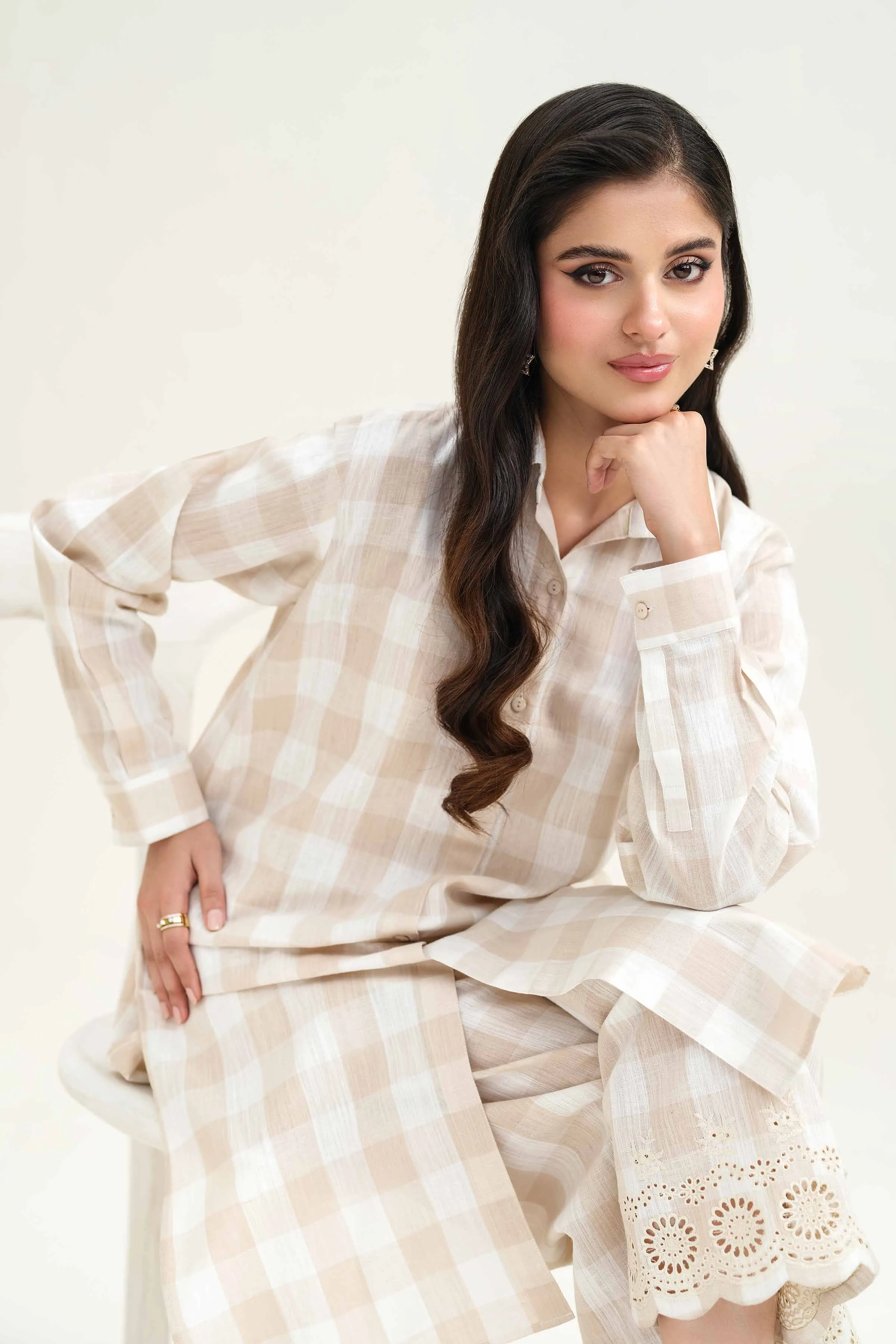 2 Piece - Embroidered Suit - KFS25-65