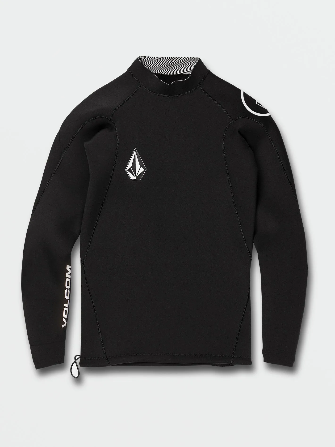 2mm Jacket UPF 50 Long Sleeve Rashguard Jacket - Black