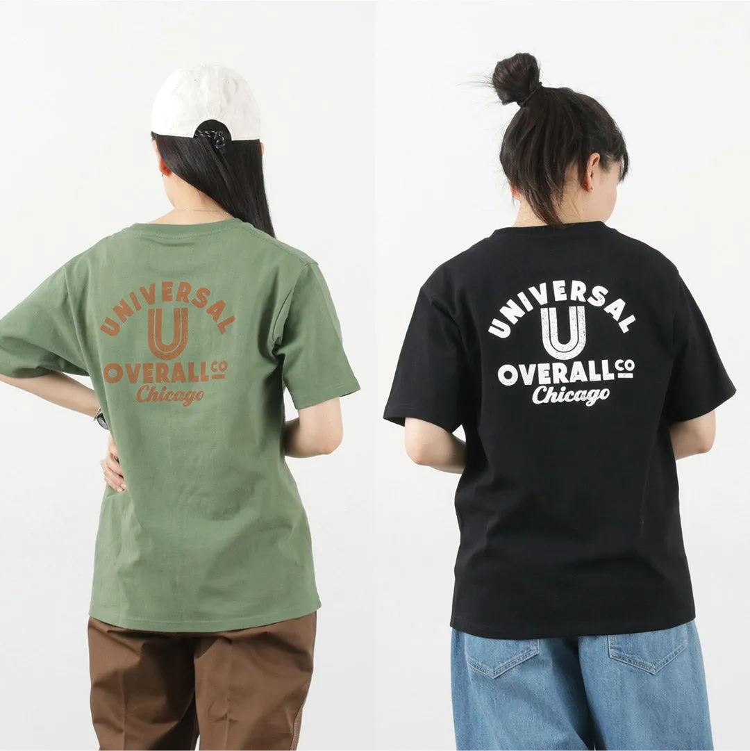 【30％OFF】UNIVERSAL OVERALL（ユニバーサルオーバーオール） USコットン バックプリントTEE