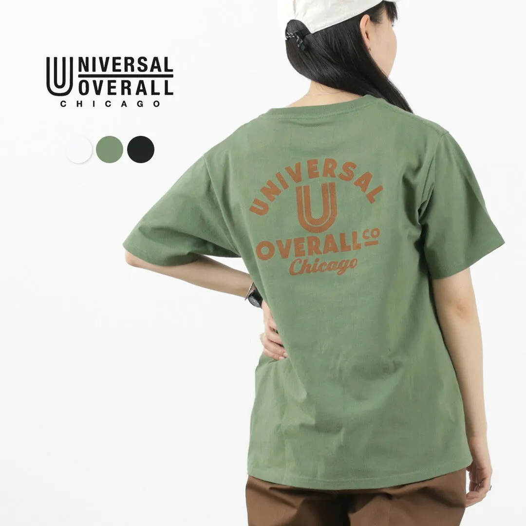 【30％OFF】UNIVERSAL OVERALL（ユニバーサルオーバーオール） USコットン バックプリントTEE