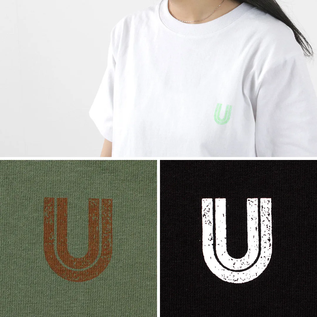 【30％OFF】UNIVERSAL OVERALL（ユニバーサルオーバーオール） USコットン バックプリントTEE
