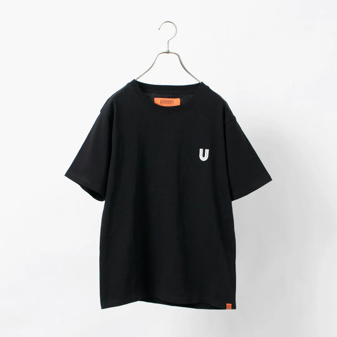 【30％OFF】UNIVERSAL OVERALL（ユニバーサルオーバーオール） USコットン バックプリントTEE
