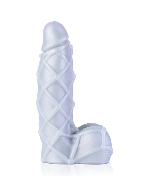 665 Fetishique - Silver 6 Inch - 12 Inch Dildo