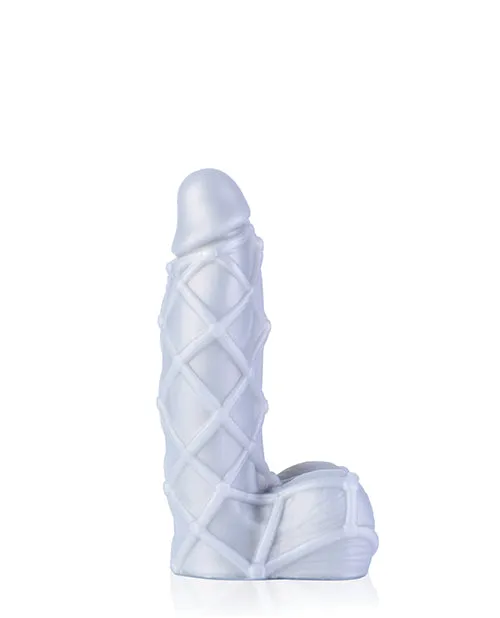 665 Fetishique - Silver 6 Inch - 12 Inch Dildo