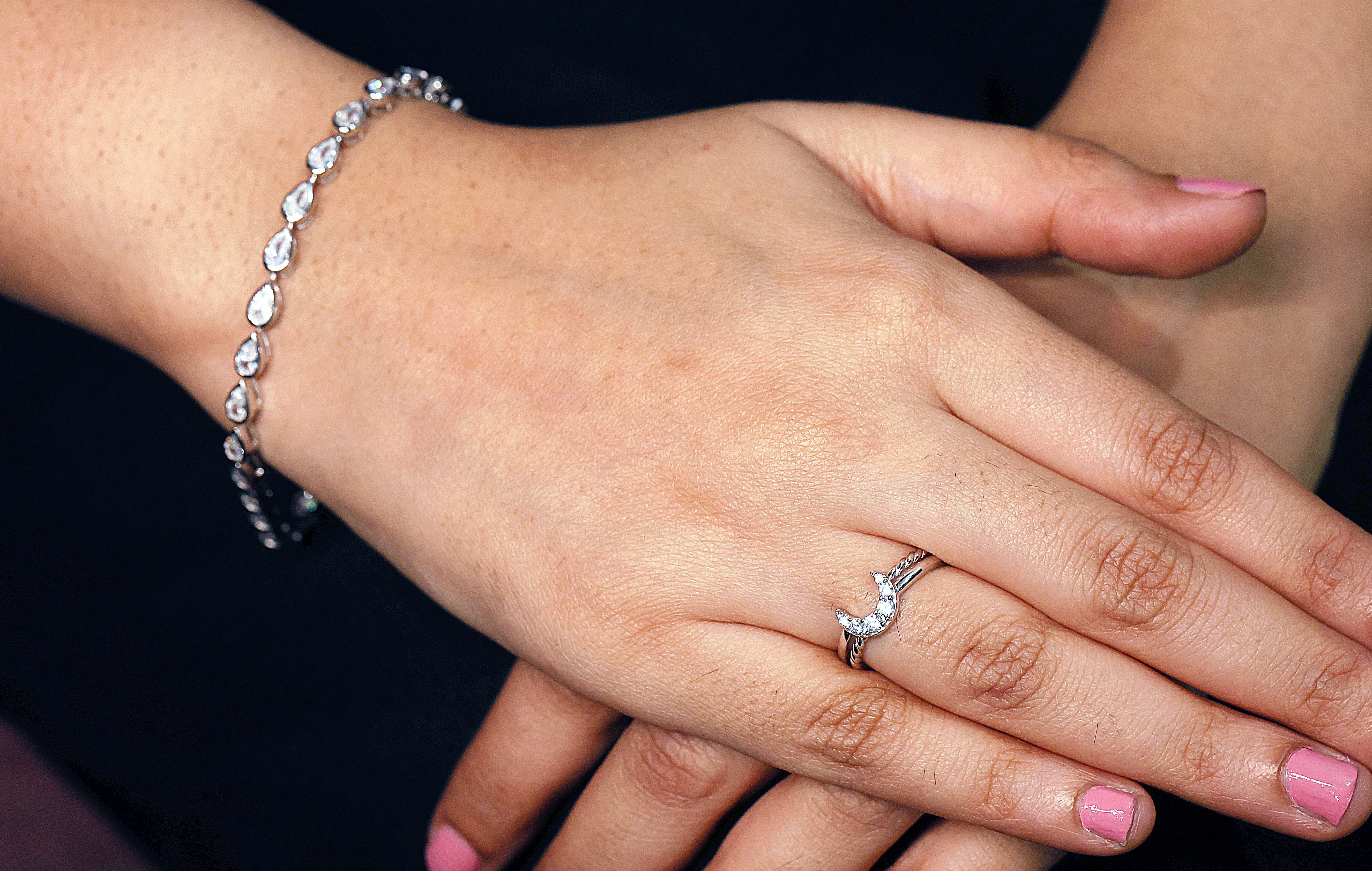 92.5 Silver Moon ring