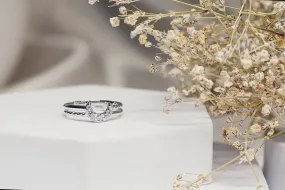 92.5 Silver Moon ring