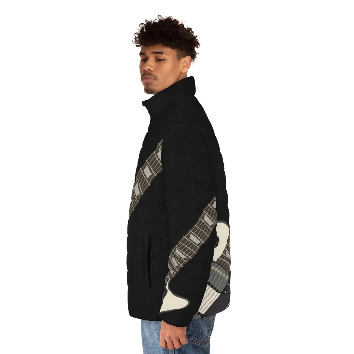 Air Guitar Puffer Jacket: Stay Warm and Rock On