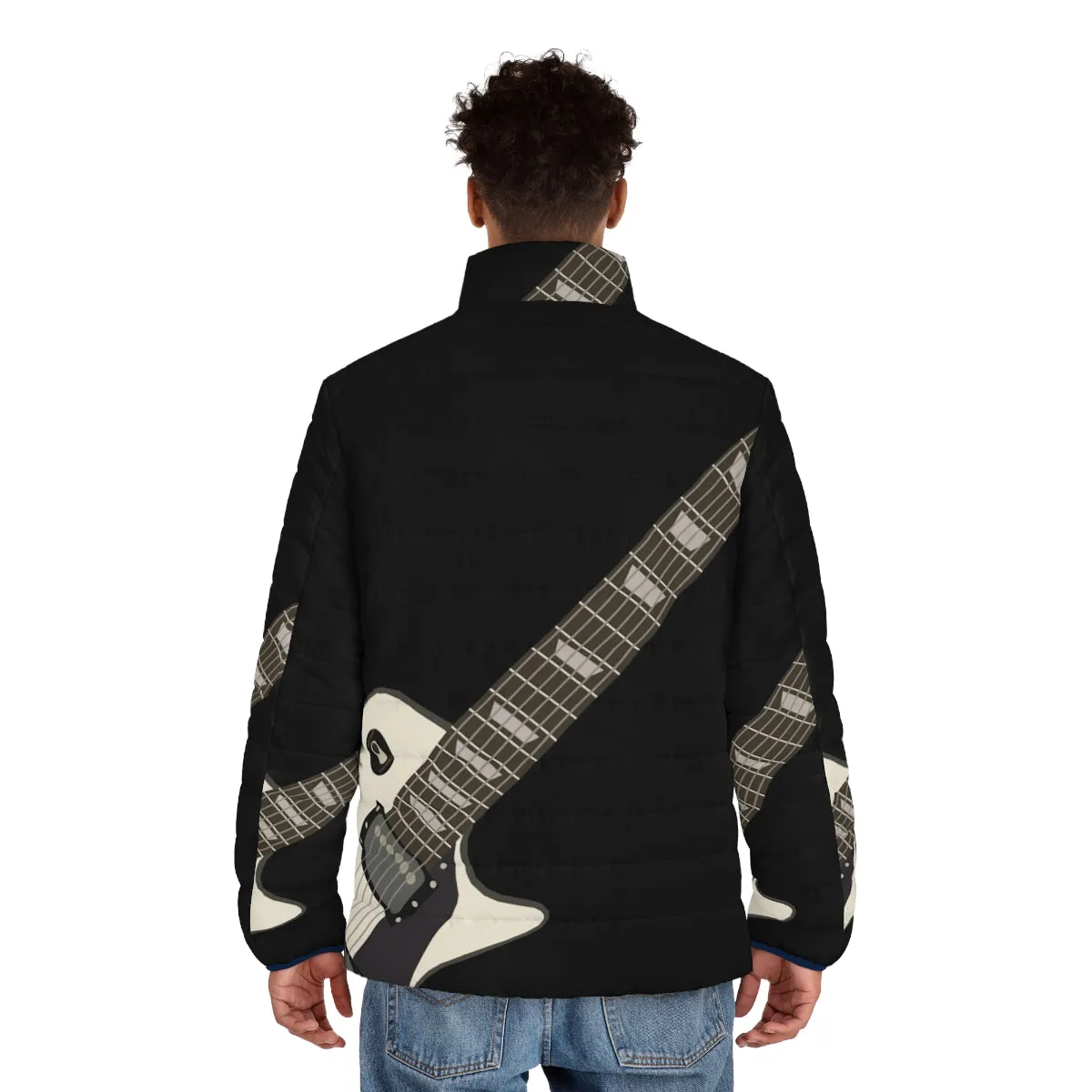 Air Guitar Puffer Jacket: Stay Warm and Rock On