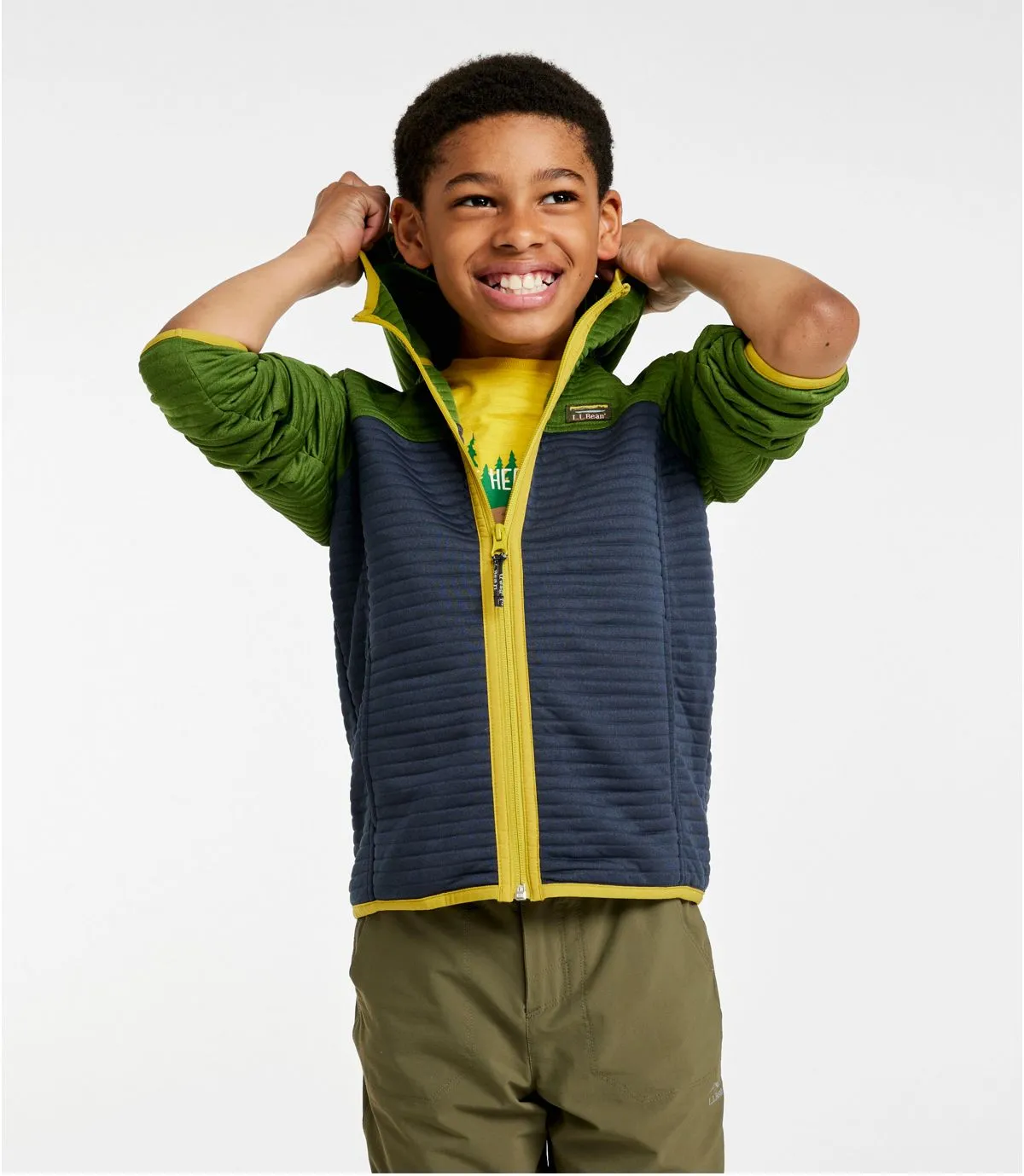 Airlight Full-Zip Hoodie, Colorblock (Little Kids)