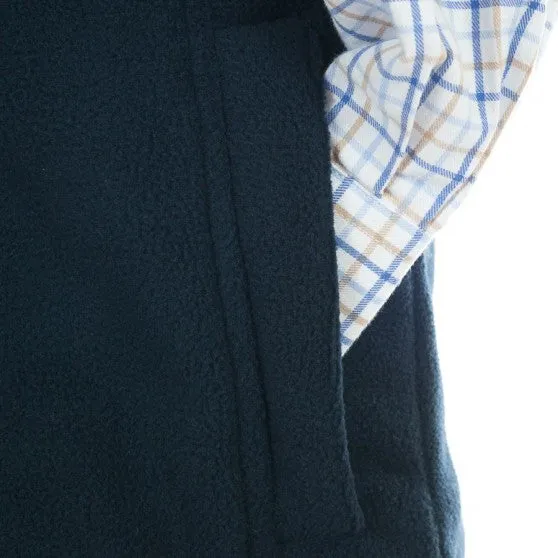 Alan Paine Navy Fleece Gilet