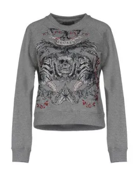 Alexander Mcqueen Women Sweatshirt Grey 12 UK