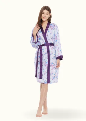 Alice Cotton Satin Kimono Robe