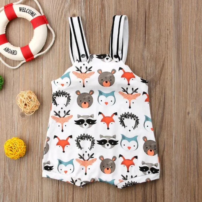 Animal Overall Romper