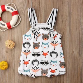 Animal Overall Romper