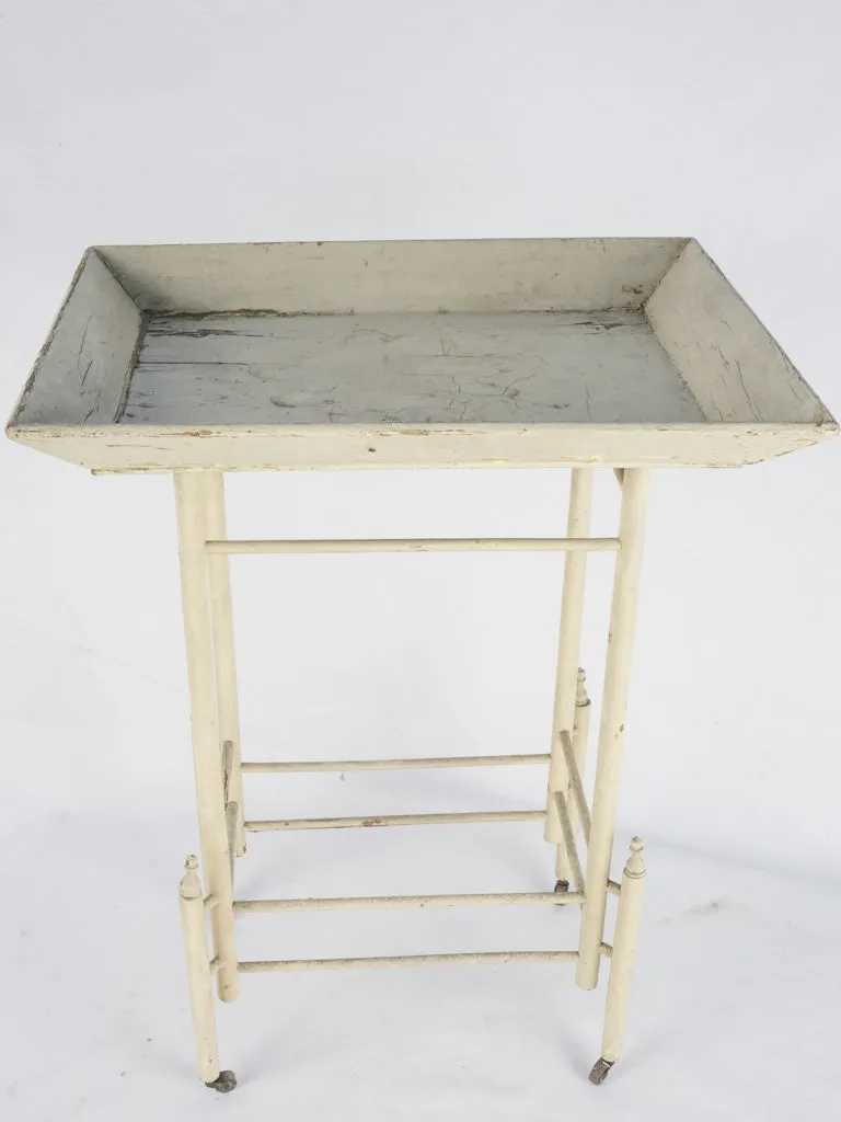 Antique wooden bar cart in Japanese style 27½"