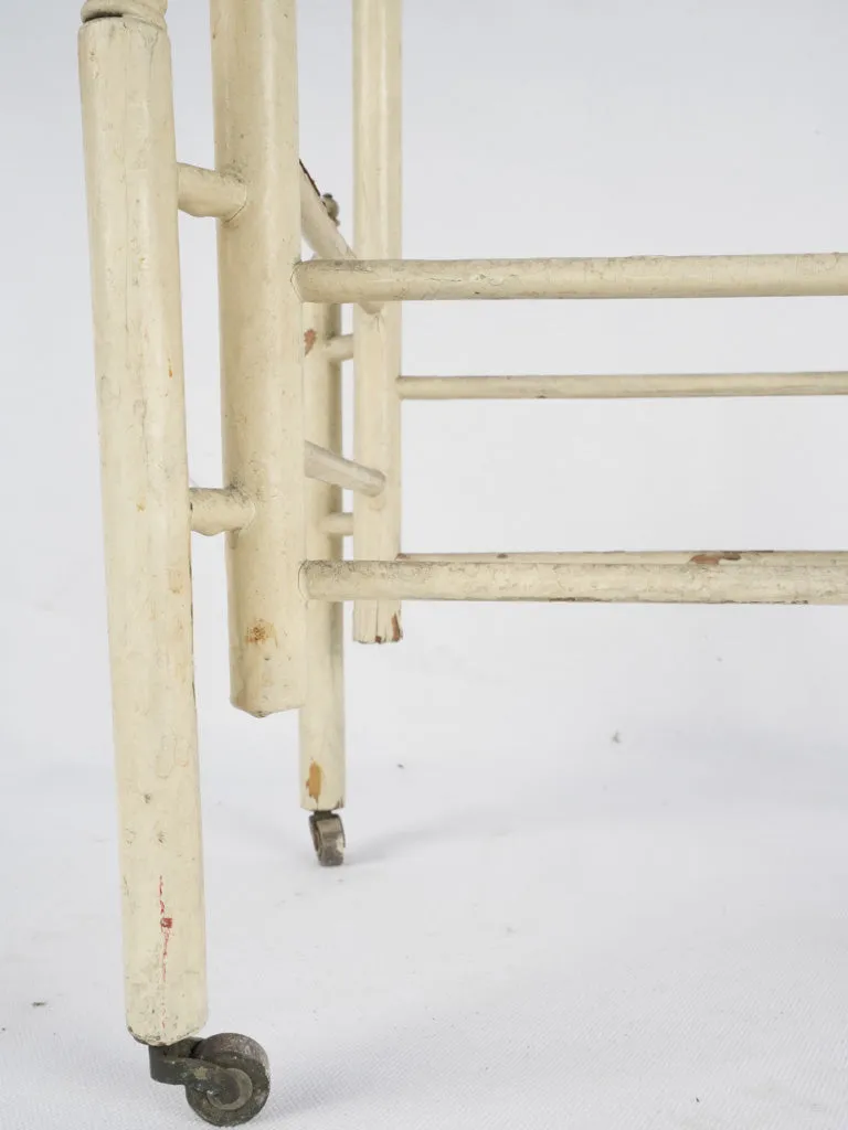 Antique wooden bar cart in Japanese style 27½"