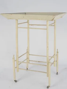 Antique wooden bar cart in Japanese style 27½"