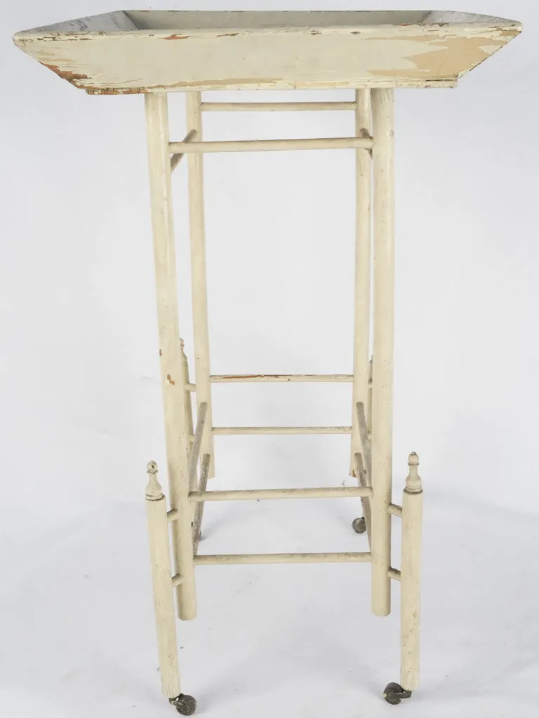 Antique wooden bar cart in Japanese style 27½"