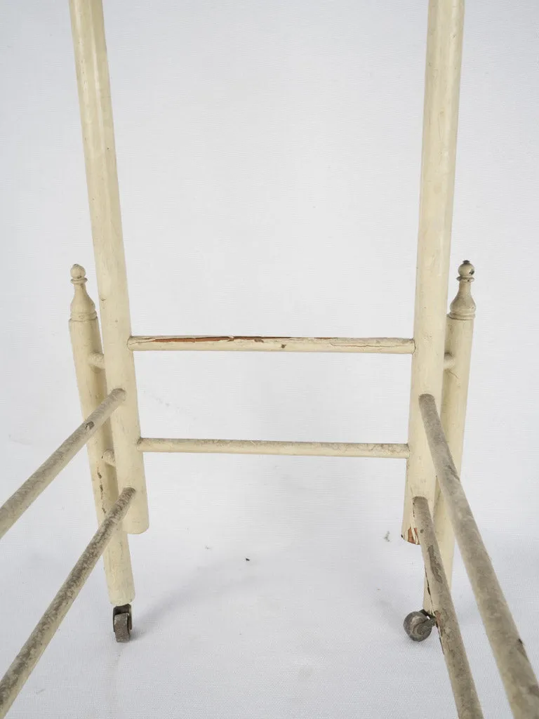 Antique wooden bar cart in Japanese style 27½"