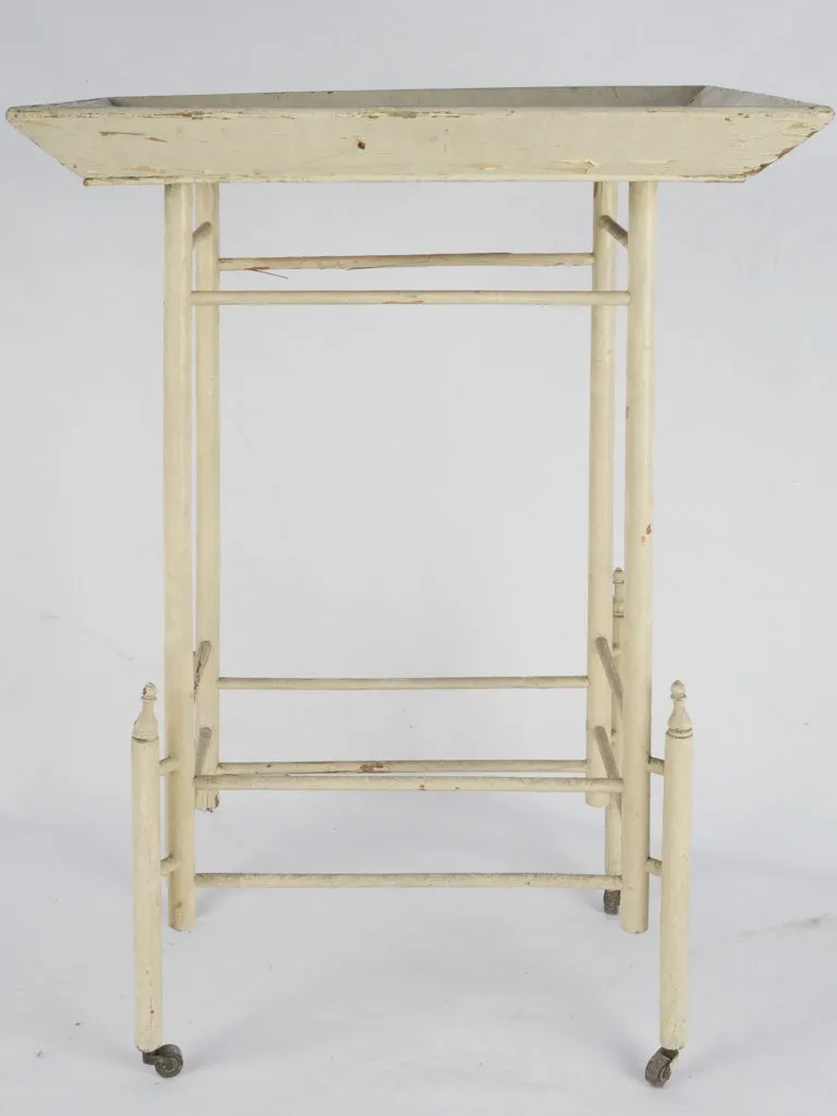 Antique wooden bar cart in Japanese style 27½"