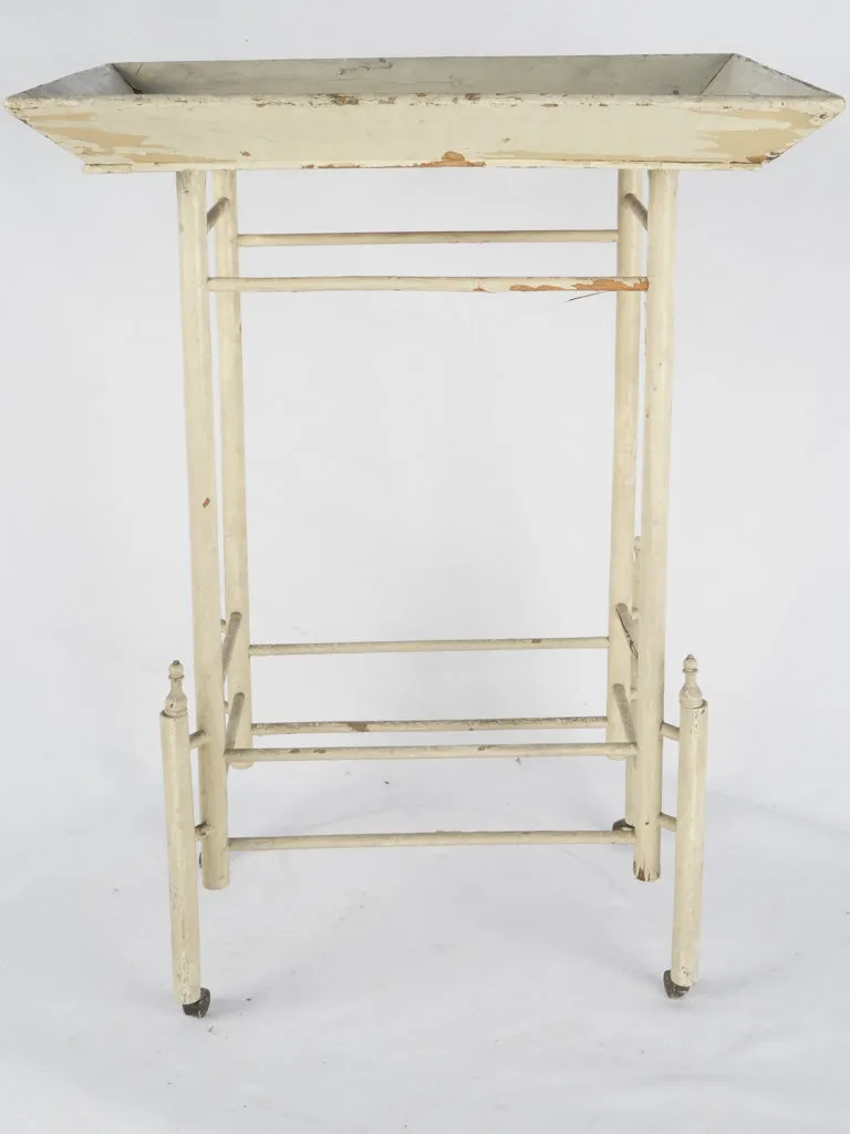 Antique wooden bar cart in Japanese style 27½"
