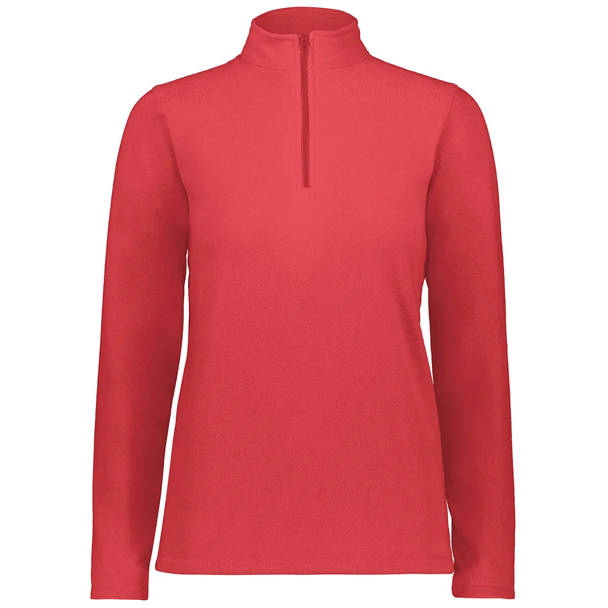 Augusta Sportswear Women's Scarlet Micro-Lite Fleece 1/4 Zip Pullover