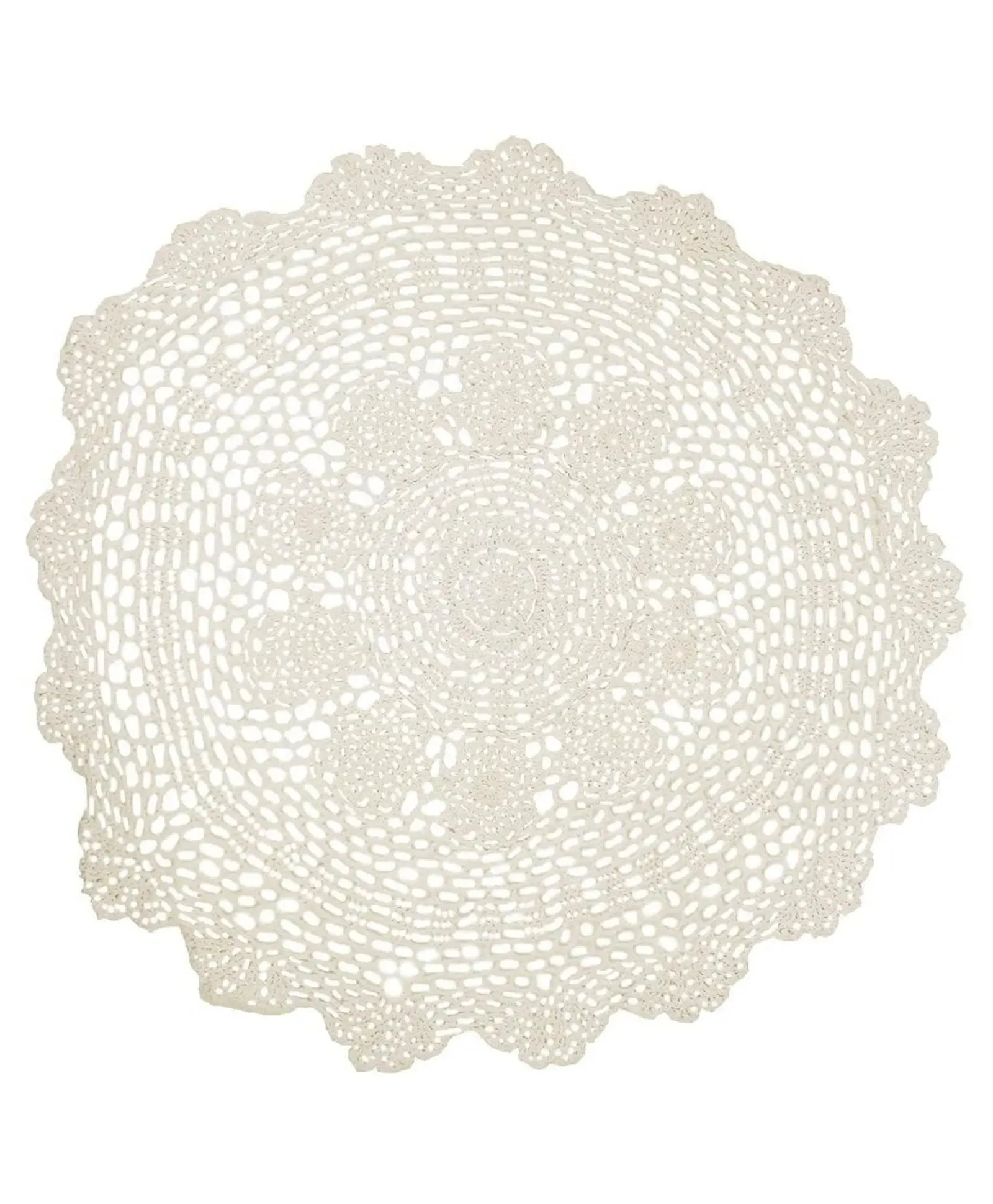 Babymoon Macrame Photography Mat - White