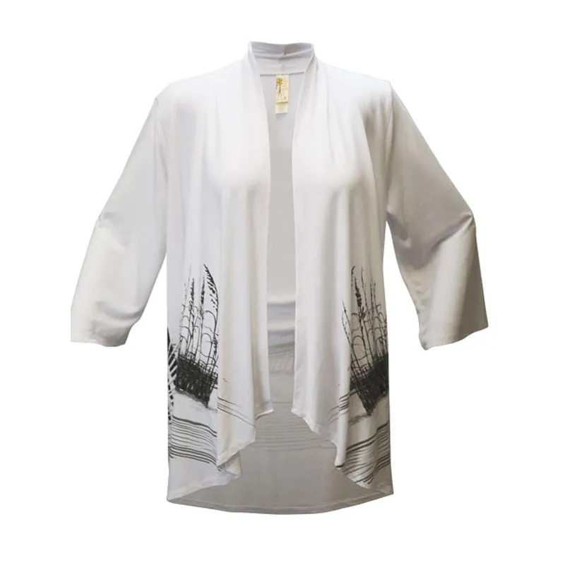 Beach Fence 3/4 Sleeve Kimono, by A Walk In The Park®