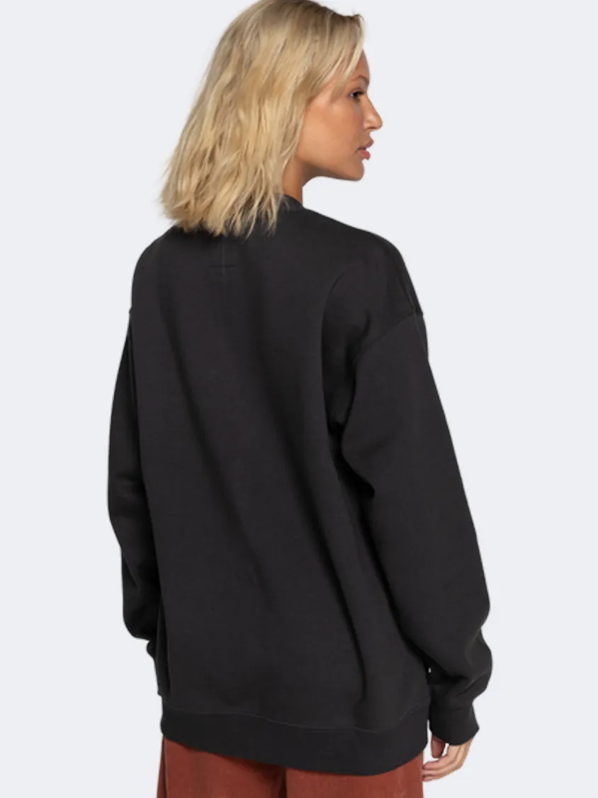 Billabong Energy And Wisdom Women Lifestyle Sweatshirt Off Black
