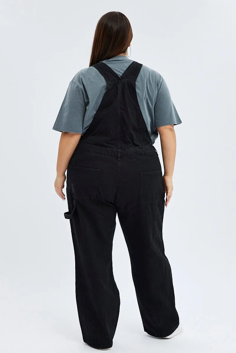 Black Overall Distress