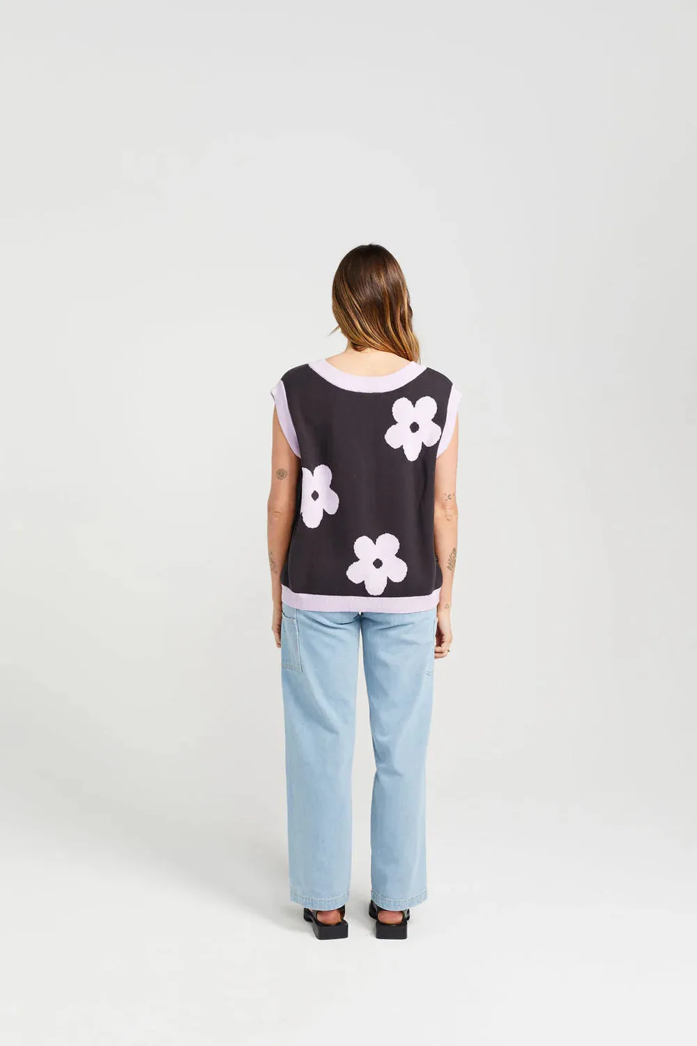 BLOOM VEST COAL LILAC