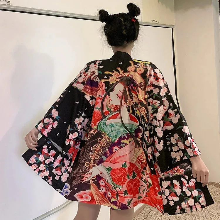 Blossom Dance Noble Birth Kimono Outerwear