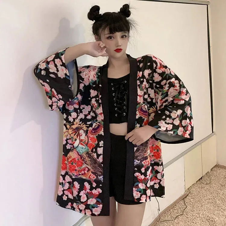 Blossom Dance Noble Birth Kimono Outerwear