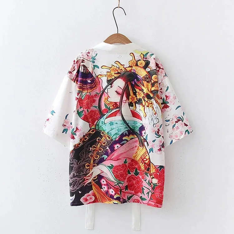 Blossom Dance Noble Birth Kimono Outerwear