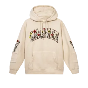 Bouquet Pullover Hoodie Ecru