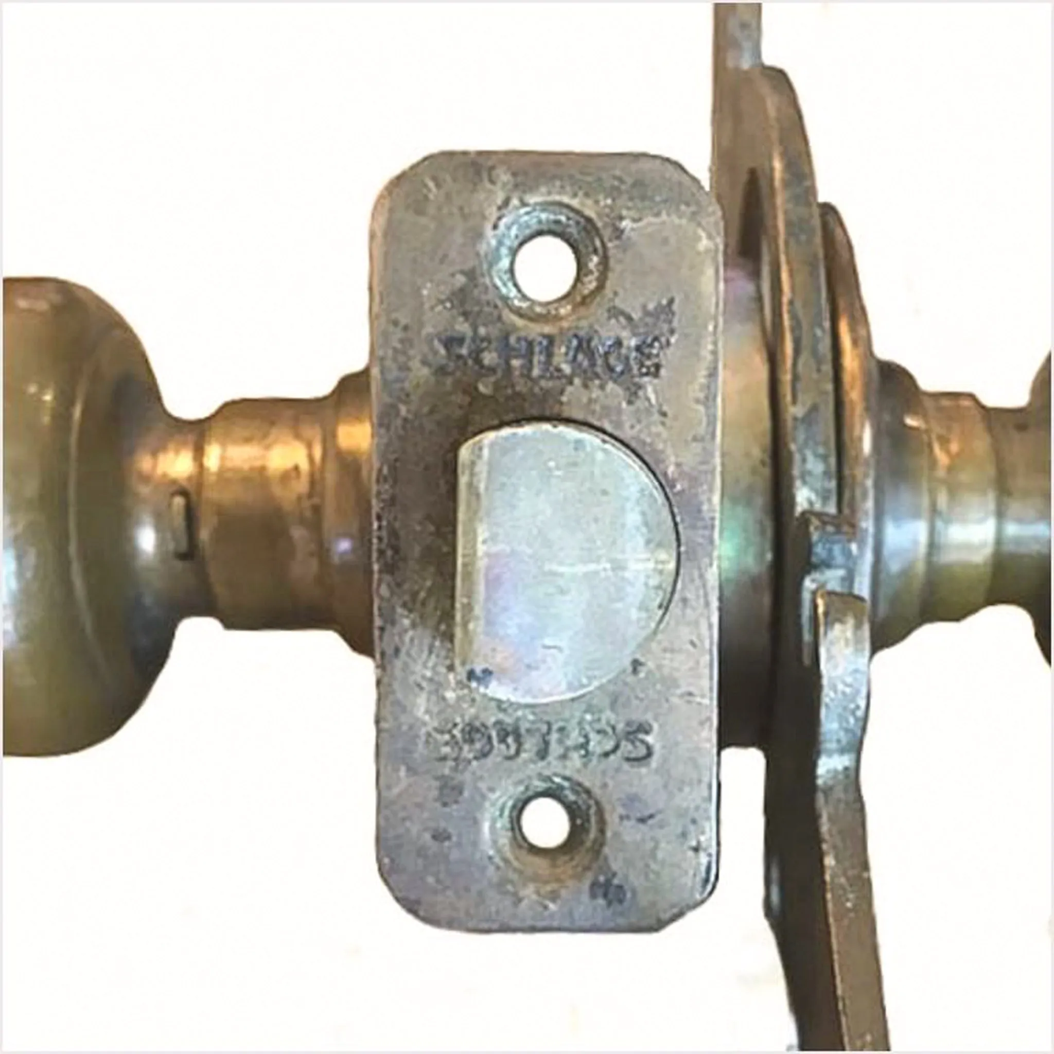 Bronze Front Door Schlage Set with Keys