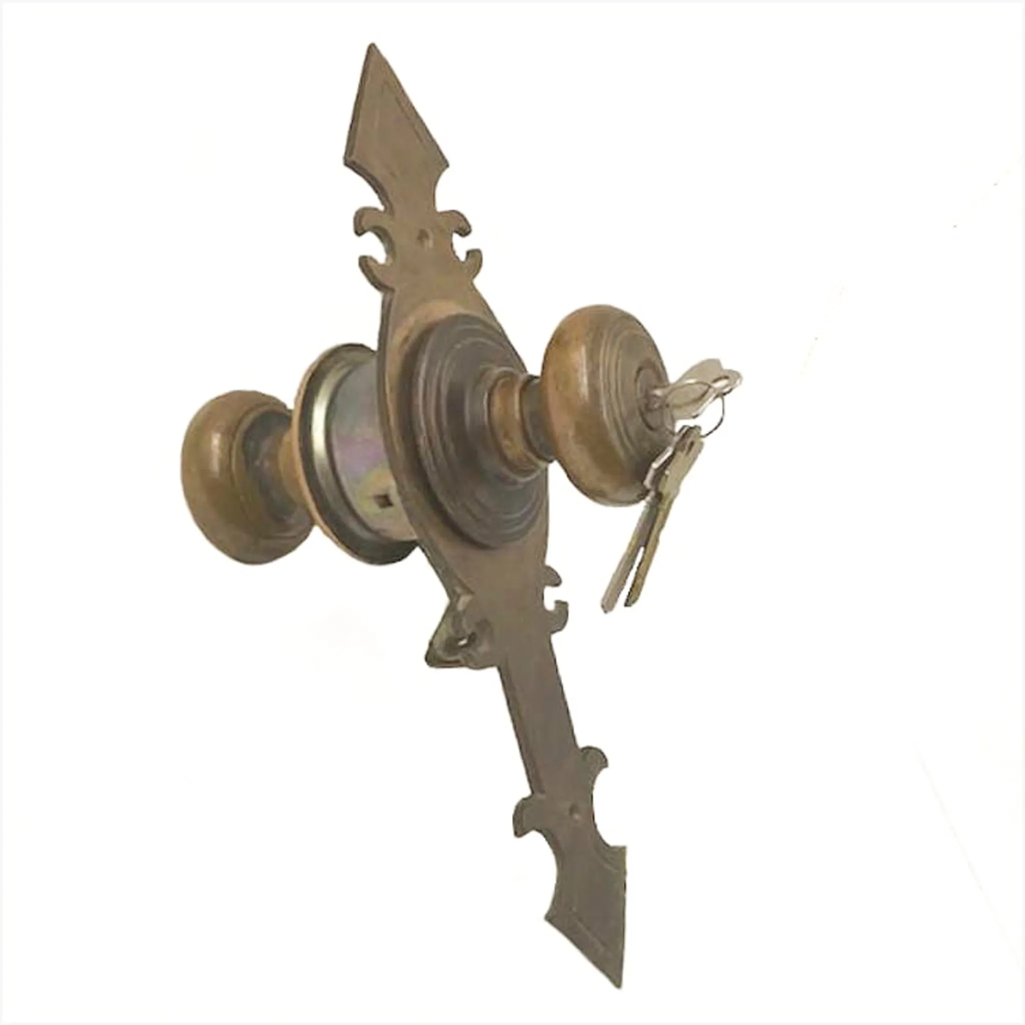 Bronze Front Door Schlage Set with Keys
