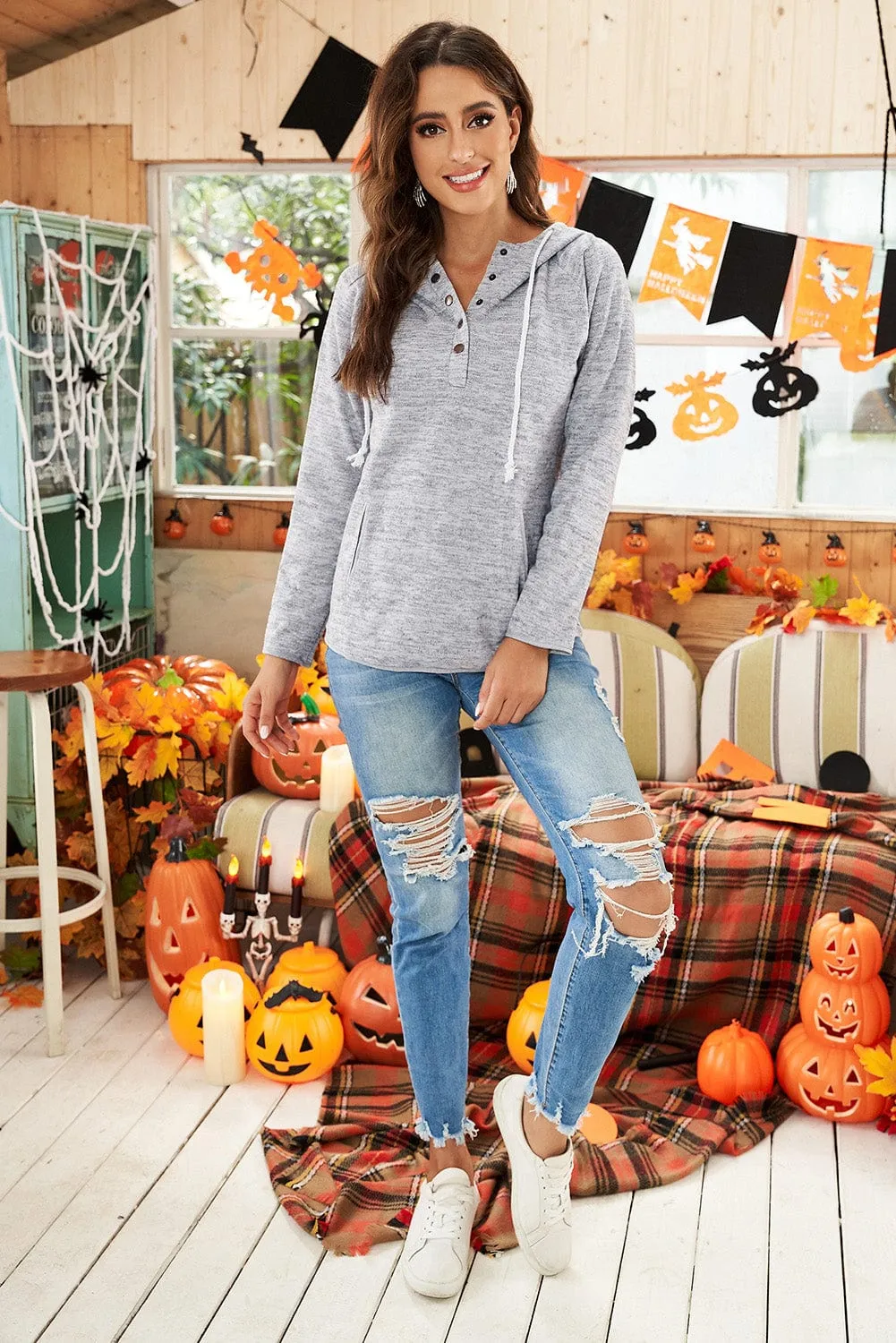 Button-Down Hoodie