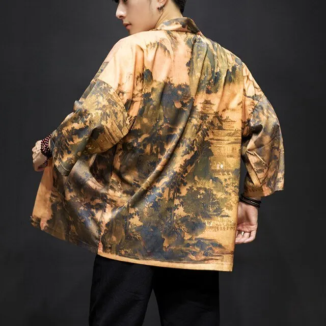 Chemise kimono grue