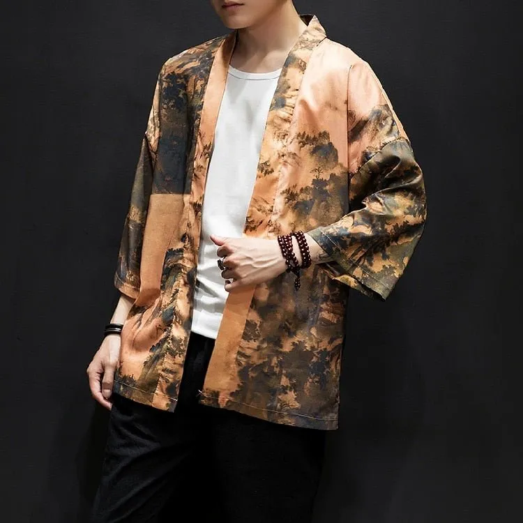 Chemise kimono grue