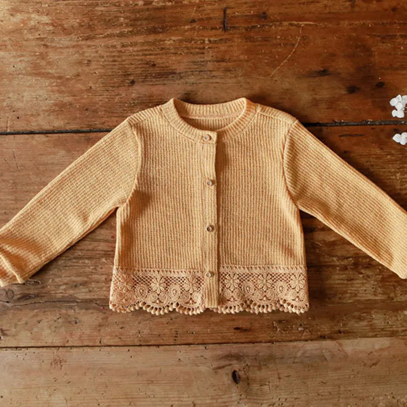 Children's Air-conditioned Shirt Knitted Long-sleeved Coat