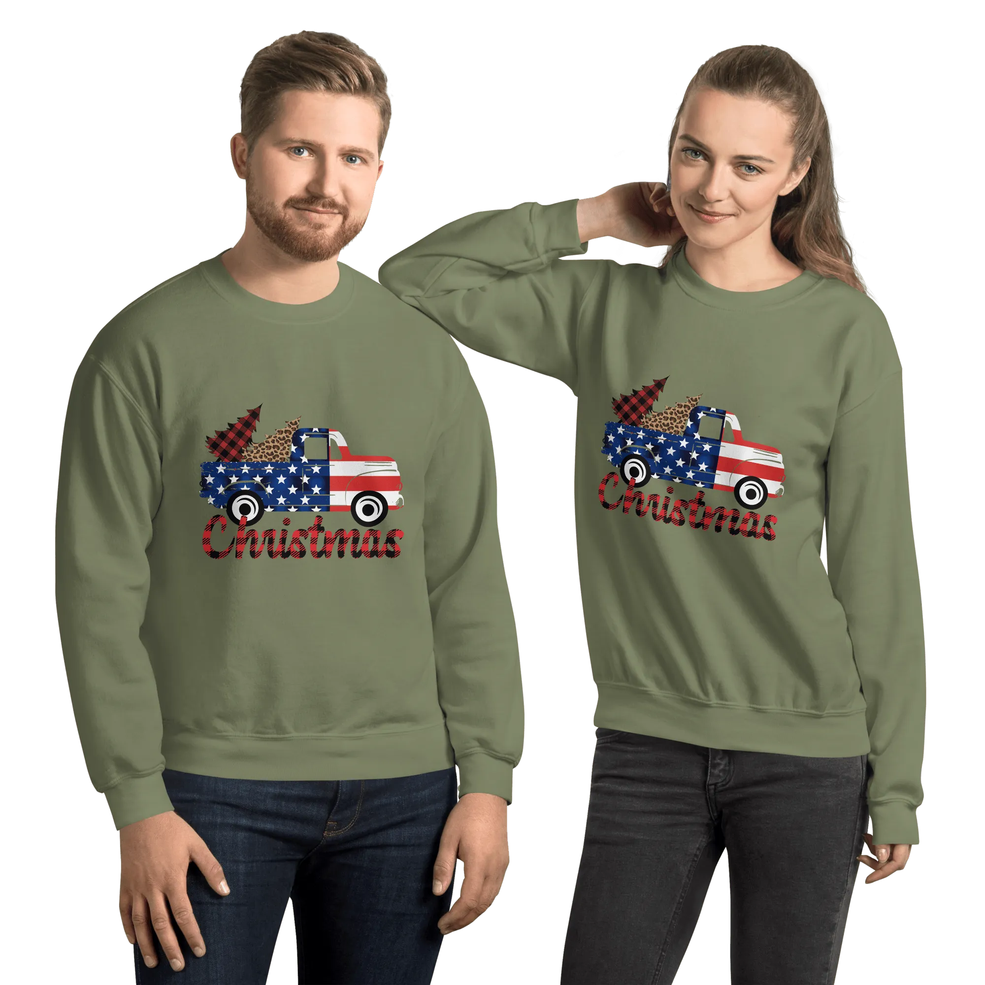Christmas Truck Sweatshirt