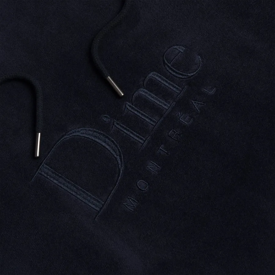 Classic Velour Pullover, Navy