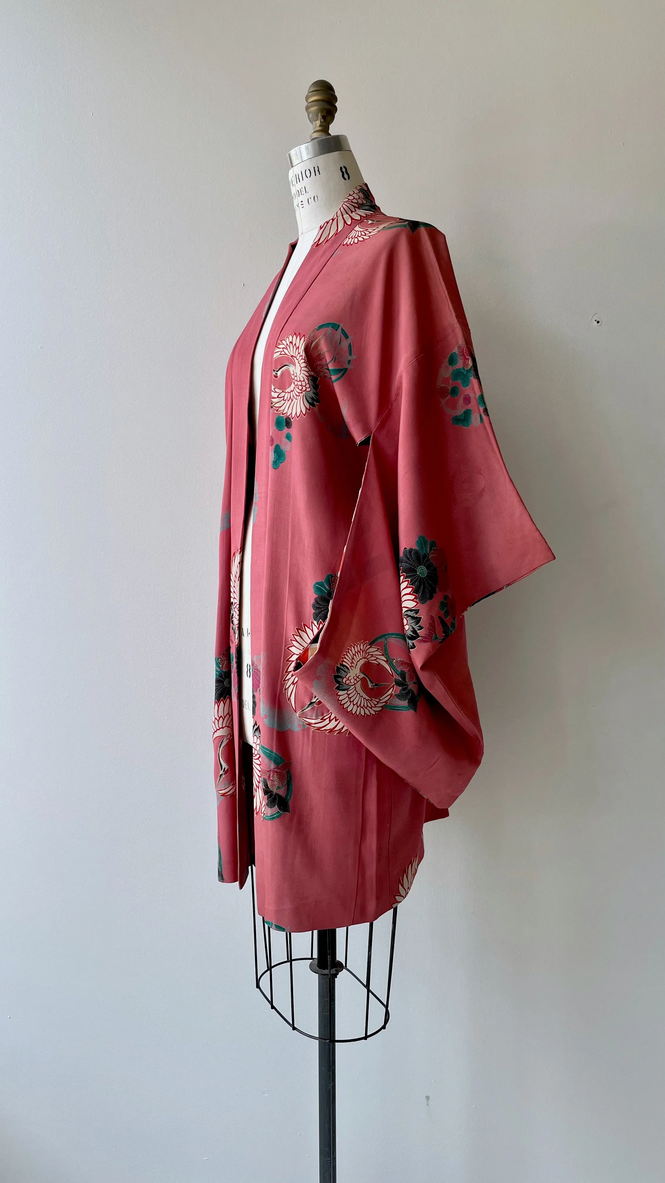 Cranes in Flight Antique Haori