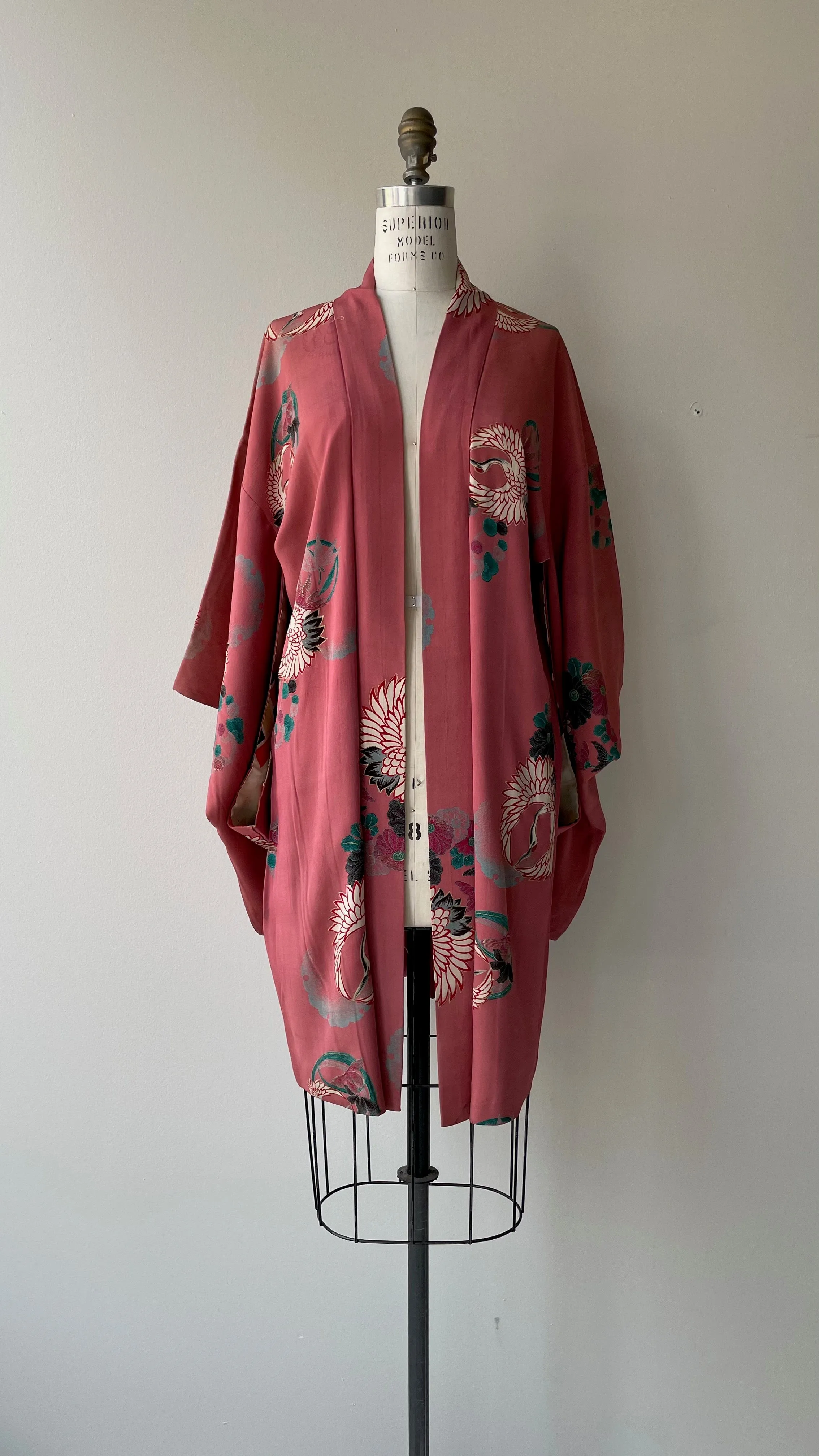 Cranes in Flight Antique Haori