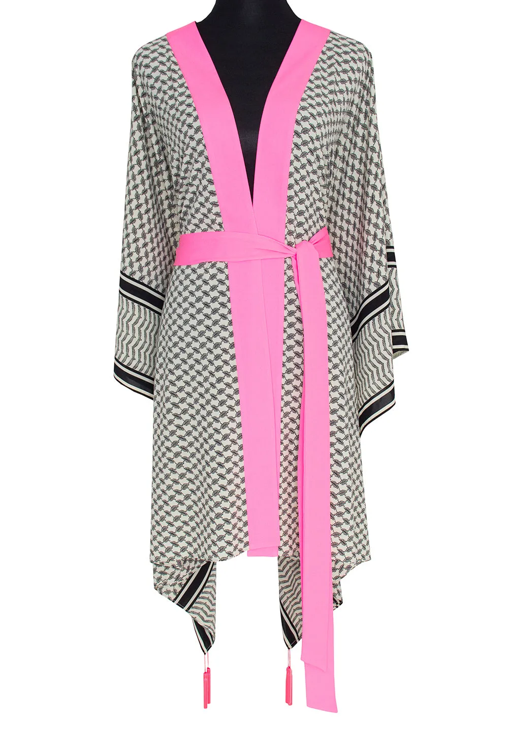 Desert - Tribe Kimono (Neon Pink)