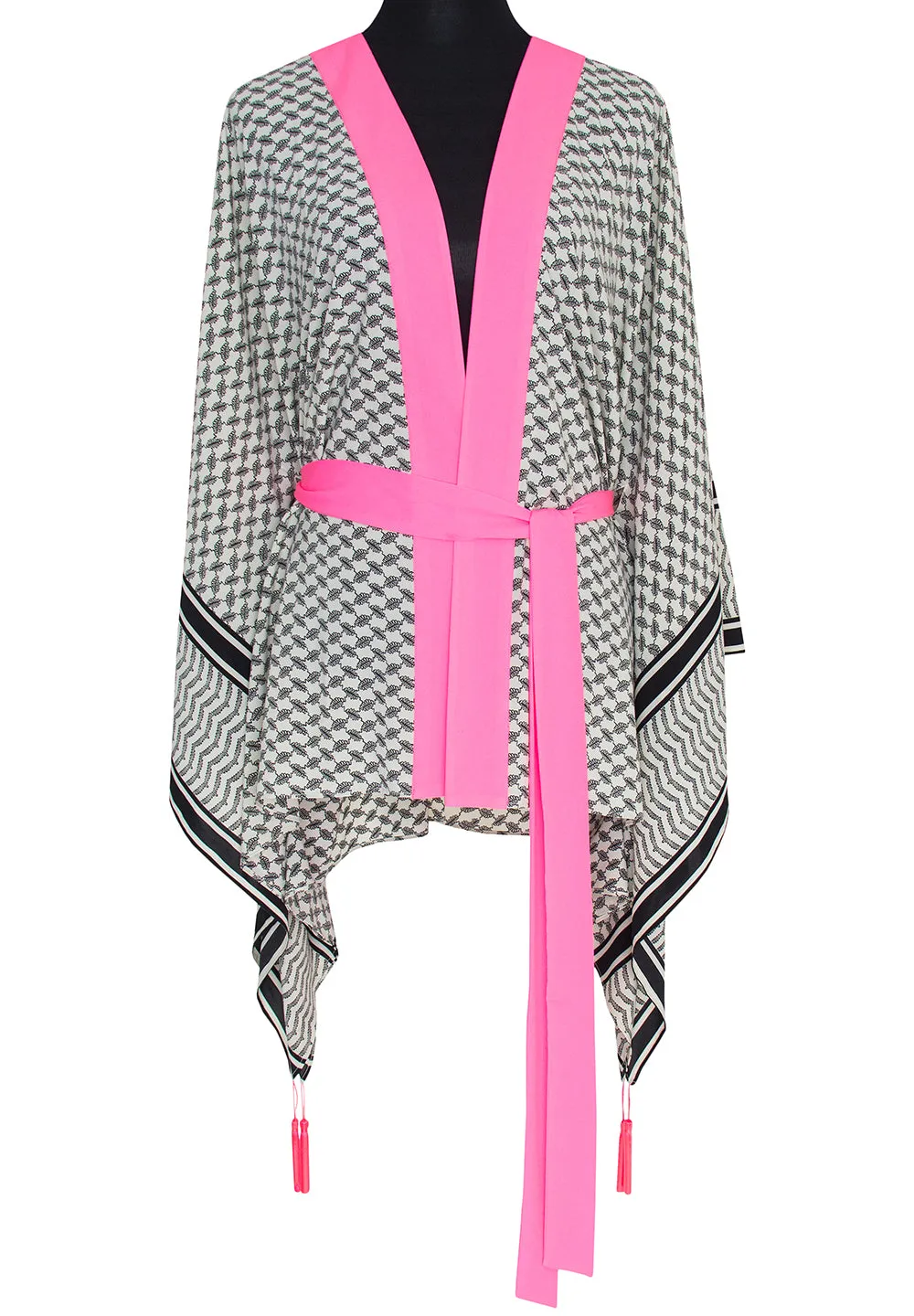 Desert - Tribe Kimono (Neon Pink)