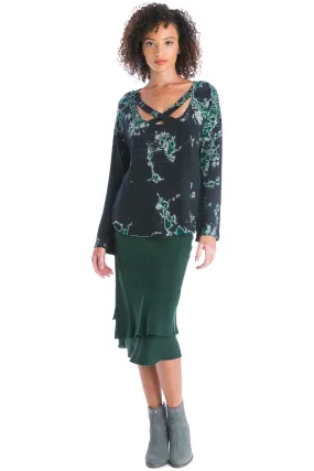 Double Layer Bias Skirt