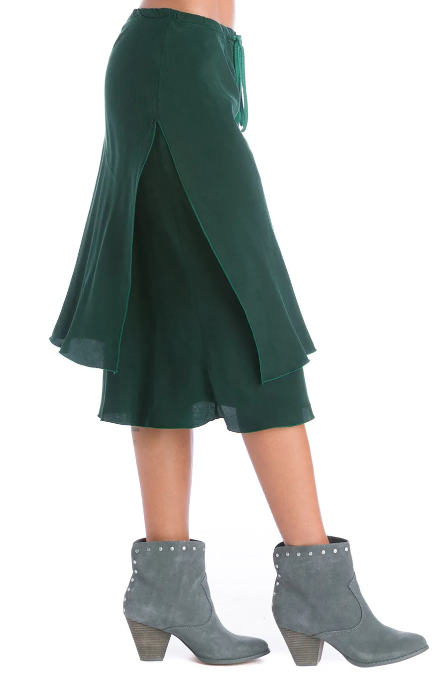 Double Layer Bias Skirt